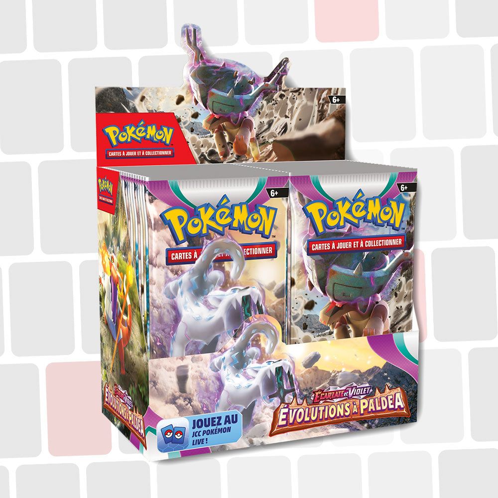 Pokémon - Display de 36 Boosters - Evolutions à Paldea EV02