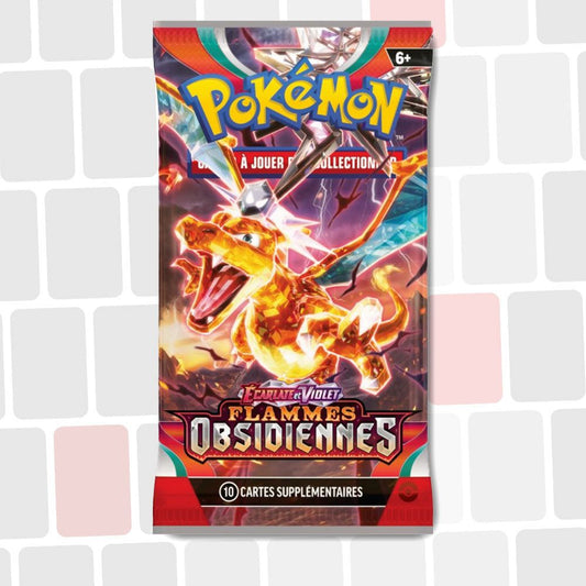 VAULT - Pokémon - Booster de 10 Cartes - Flammes Obsidiennes EV03