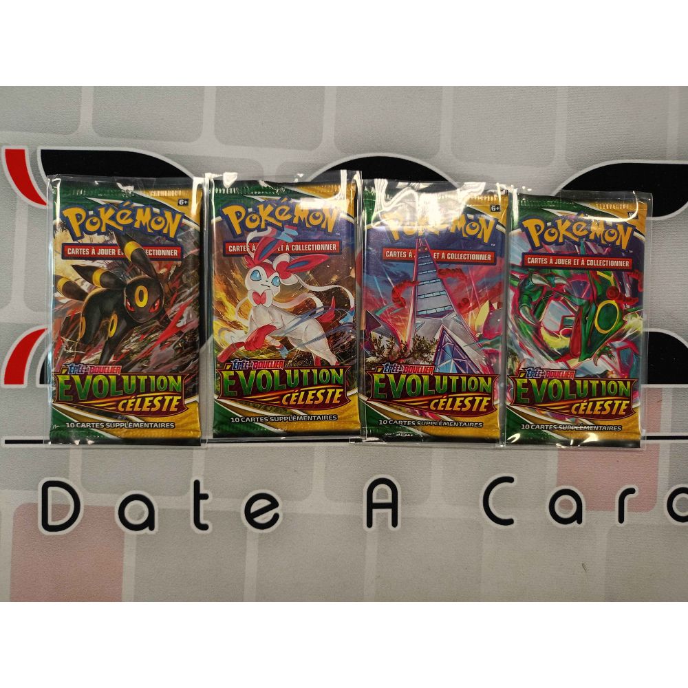 Pokémon - Art set de 4 boosters - Evolution Céleste