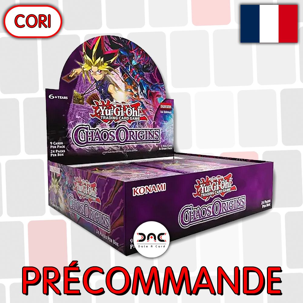 Yu-Gi-Oh! - Display de 24 boosters - Chaos Origin - FRANCAIS - CORI