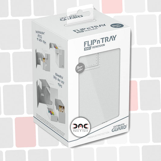 Ultimate Guard - Deckbox 100+ XenoSkin Twin Flip'n'Tray - Blanc