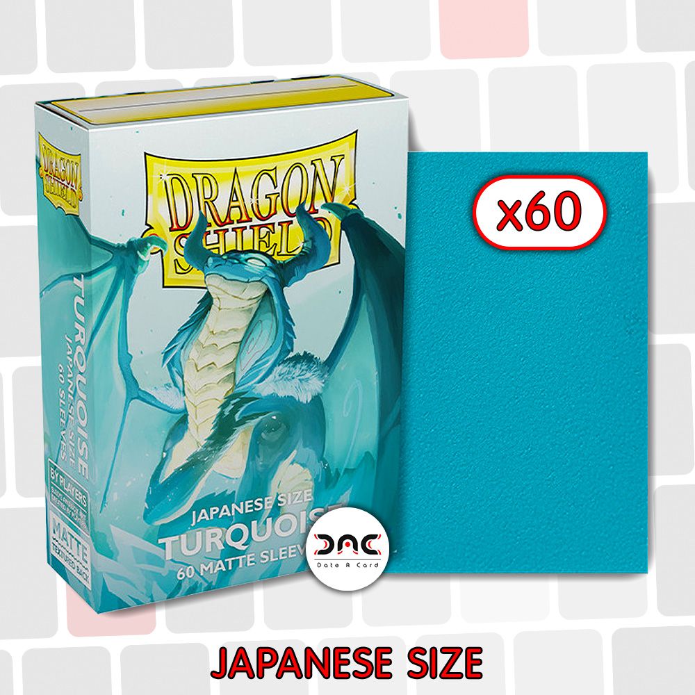 Dragon Shield - Japanese Mat - Turquoise - Paquet de 60