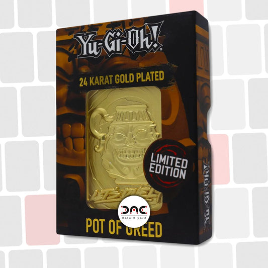 Yu-Gi-Oh ! - Limited Edition 24k Gold Plated - Pot of Greed