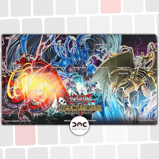 Tapis de jeu Yu-Gi-Oh! - Bêtes Sacrées - Structure Deck