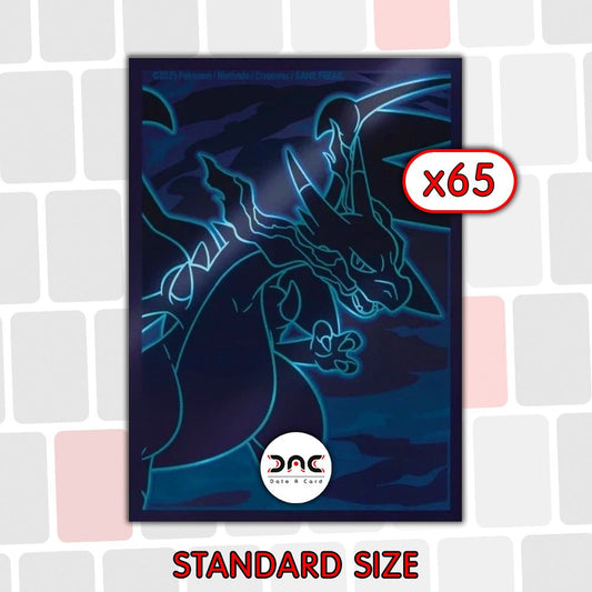 Pokémon - 65 Protège-cartes - Méga Dracaufeu X