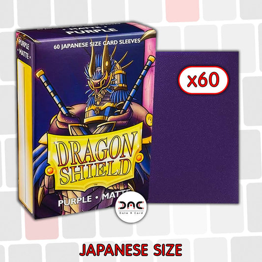 Dragon Shield - Japanese Mat - Purple Mat - Paquet de 60