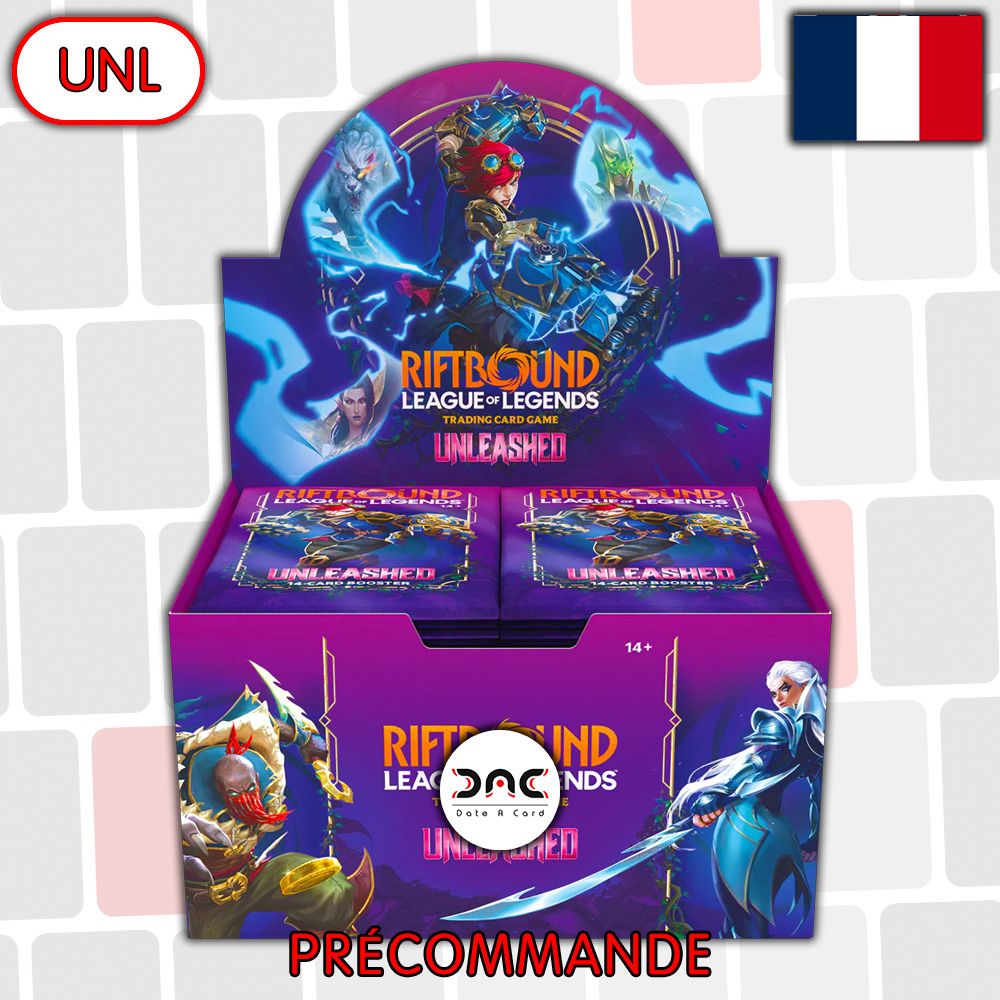 Riftbound - Display de 24 boosters - Déchainés - Français - UNL