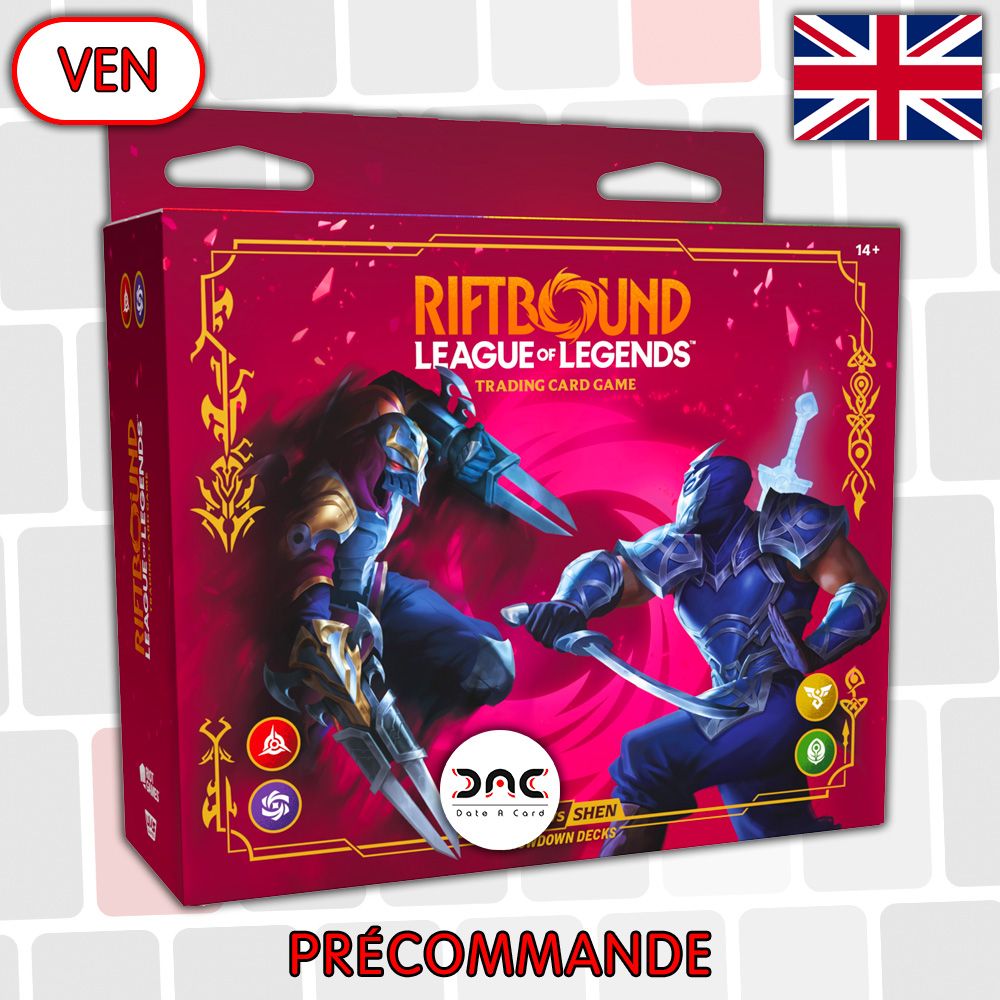 Riftbound - Deck de structure Shodown Zed vs Shen - Vendetta - Anglais - VEN